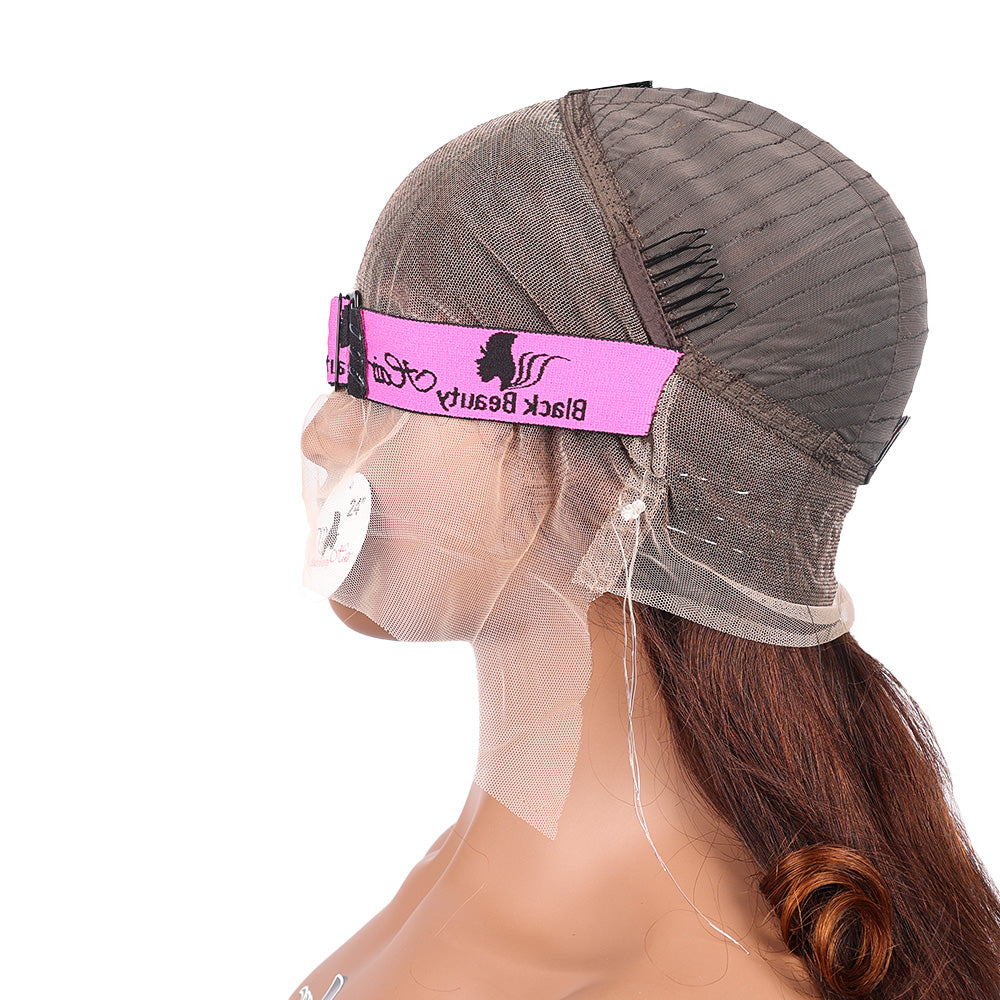 Black Beauty Hair 360 SDD Lace Front Wig Raw Hair Wig Baba Curl Wavy T2-4