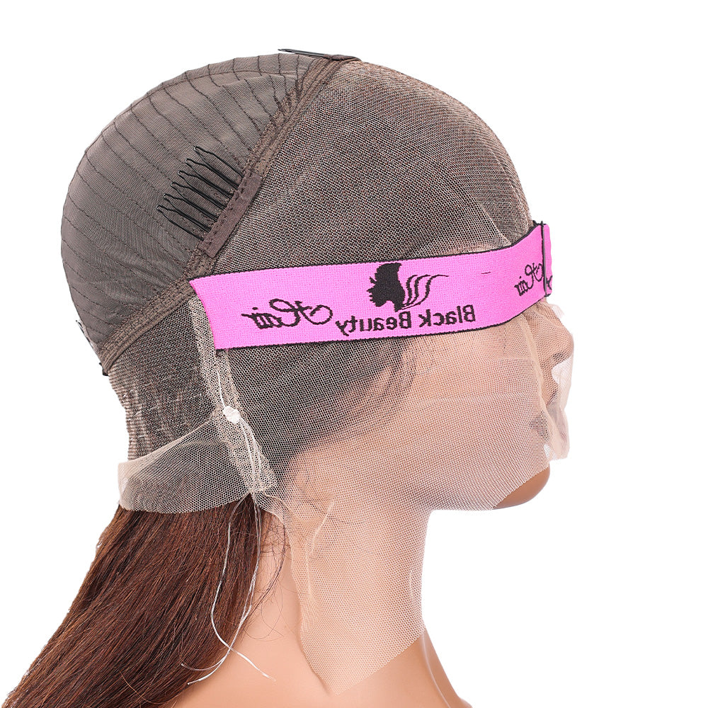 Black Beauty Hair 360 SDD Lace Front Wig Raw Hair Wig Baba Curl Wavy T2-4