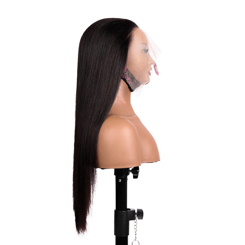 Black Beauty Hair 360 SDD Straight Lace Front Wig