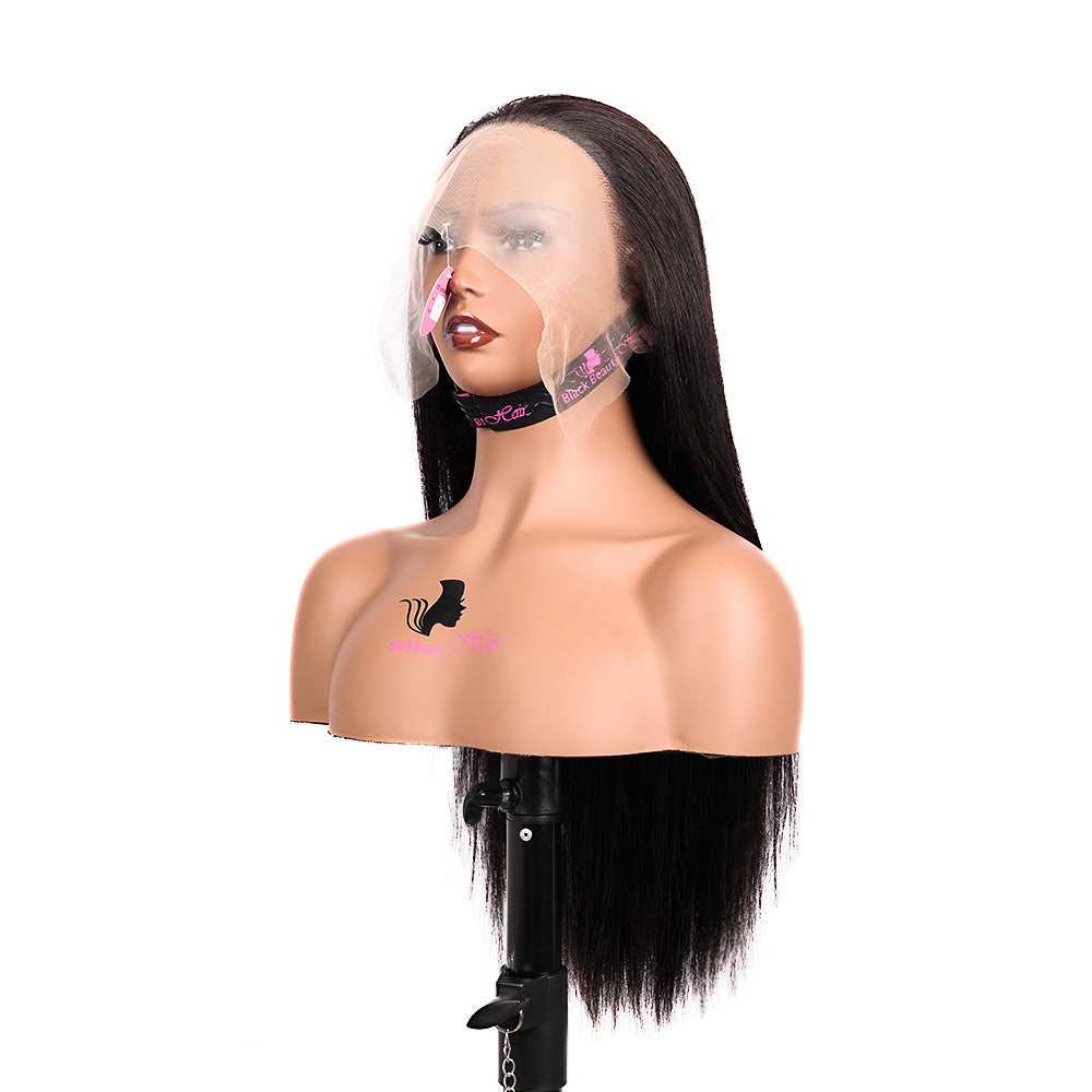 Black Beauty Hair 360 SDD Straight Lace Front Wig