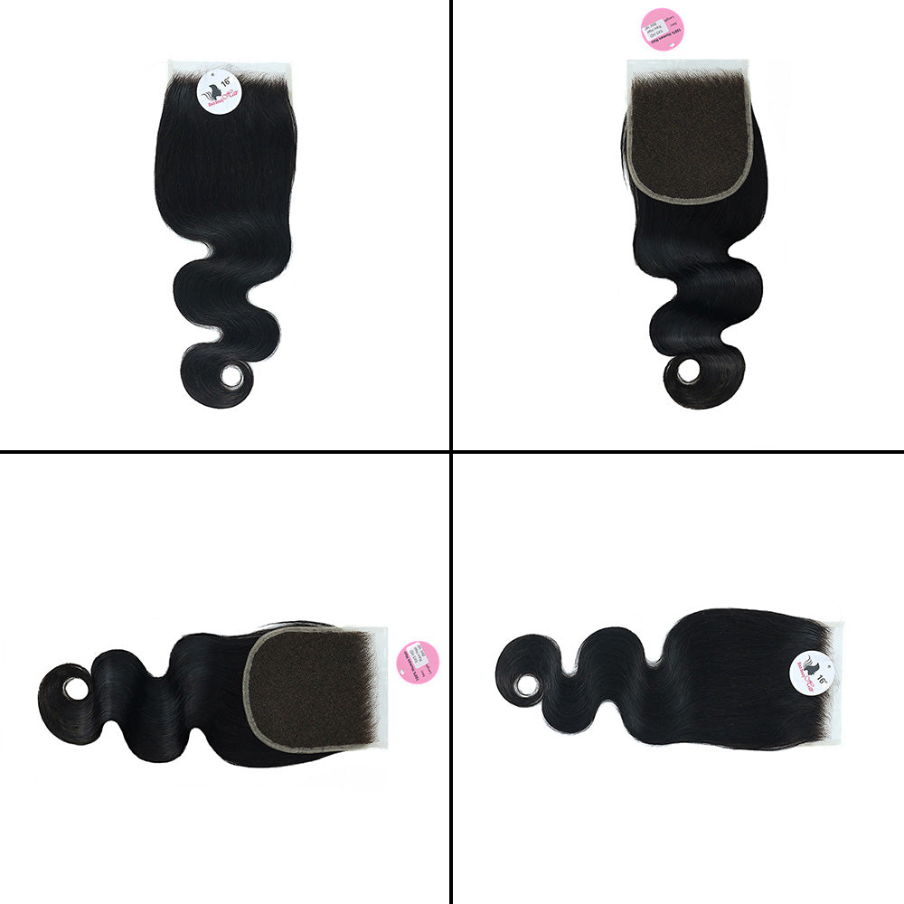 Black Beauty Hair 5X5 HD Body Closure Vietnam Virgine Raw Hair