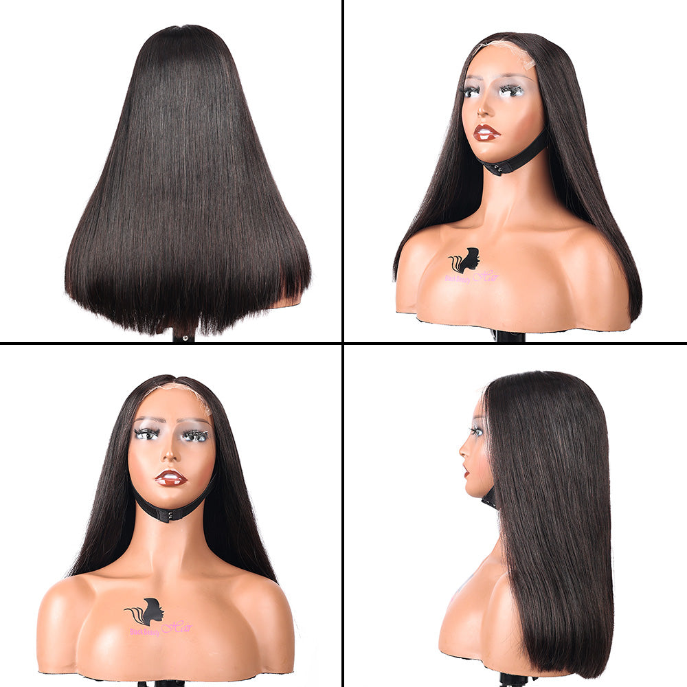 Black Beauty Hair 5X5 SDD Straight Lace Closure Wig