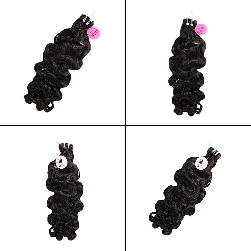 Black Beauty Hair bouncy india raw hair natural color bundle Human Hair Bundles SDD BUNDELS 1 Bundles