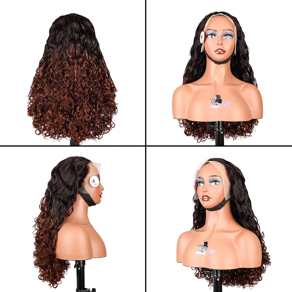 Black Beauty Hair13×4 SDD Fumi transparent lace Frontal Wig Vietnam raw hair SDD romance curl black and brown