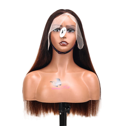 Black Beauty Hair 13X4 LACEVietnam VirgineRaw Hair SDD Frontal Bob WigOMBRÉ T2/4#