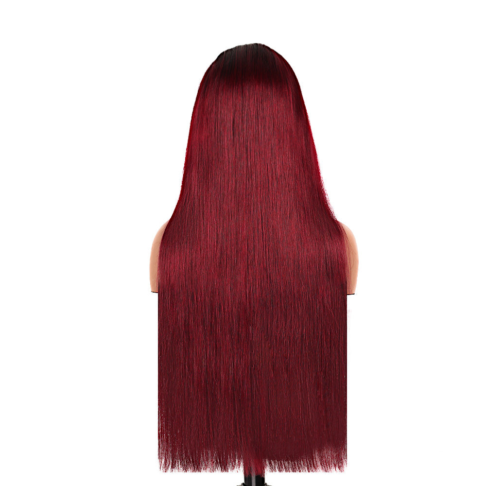 Black Beauty Hair 13X4 SDD Straight Lace Front Wig T1B-99J