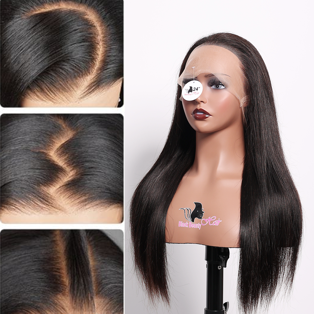 Black Beauty Hair 360 Full Lace Sdd Wig with strap Vietnam raw hair SDD straight natural black