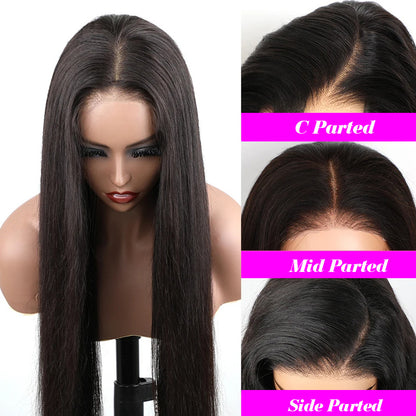 Black Beauty Hair 13X4 SDD Straight Lace Front Wig