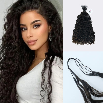 Black Beauty Hair 100% human Vietnam raw hair SDD pixie curl natural color Crochet