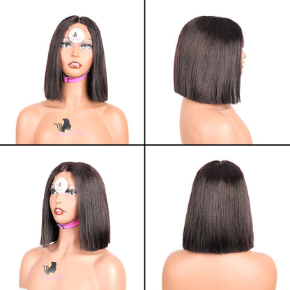 Black Beauty Hair 2X6 HD LACE Vietnam Virgine Raw Hair SDD Closure Bob Wig