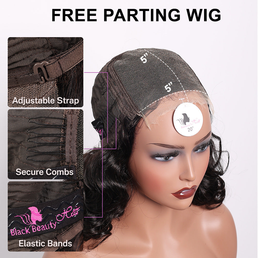 Black Beauty Hair 5×5 HD  Raw Hair SDD 350% Density Funmi Wig Natural Bouncy B