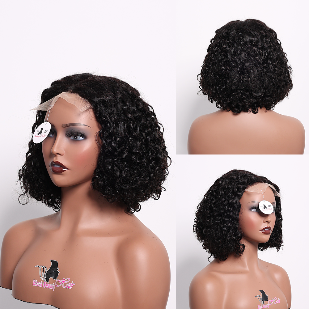 BlackBeautyHair 5×5 BBH lace closure Vietnam raw SDD 450% denisty Elan curl wig natural black