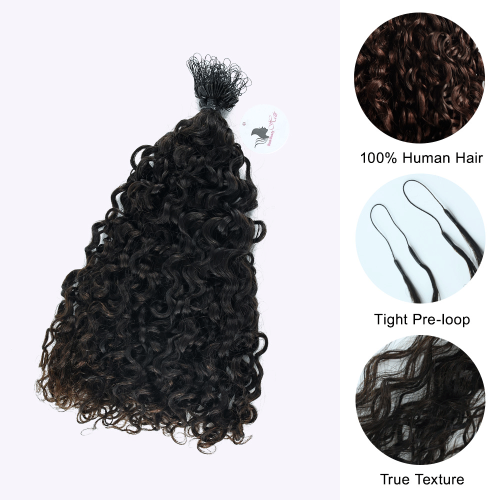 Black Beauty Hair 100% human Vietnam raw hair SDD pixie curl natural color Crochet