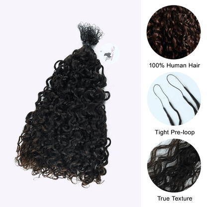 Black Beauty Hair 100% human Vietnam raw hair SDD pixie curl natural color Crochet