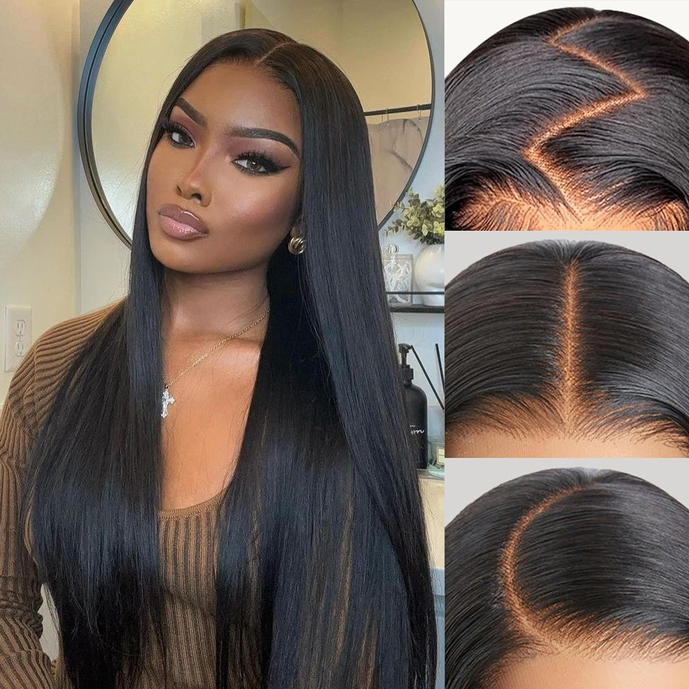 Black Beauty Hair 5X5 SDD Straight Lace Closure Wig