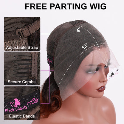 BlackBeautyHair 13×4 transparent lace frontal Vietnam Raw SDD vague luxe natural black