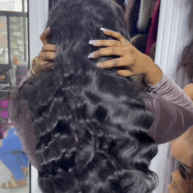 BlackBeautyHair 13X4 BBH Custom.Lace Raw Hair SDD 350% Density Funmi Wig Natural Burmese Loose Deep Wig
