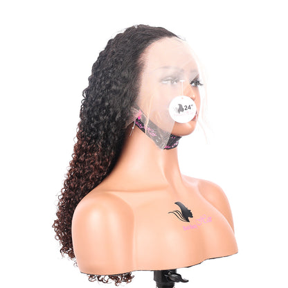 Black Beauty Hair 360  Lace frontal Vietnam raw hair SDD Wig coliy curly black and brown