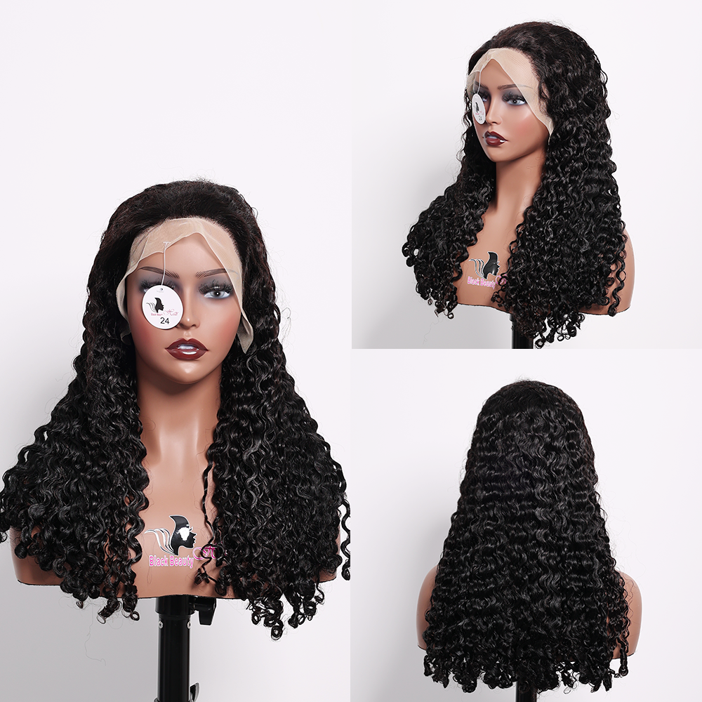 BlackBeautyHair 13×4 transparent lace frontal Vietnam Raw hair SDD Funmi Romance natural black wig