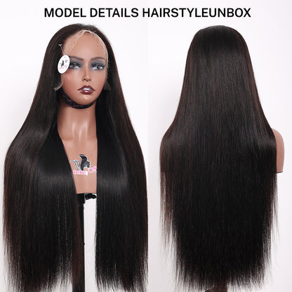 BlackBeautyHair 13×4 HD lace frontal Vietnam Raw SDD bone straight natural black
