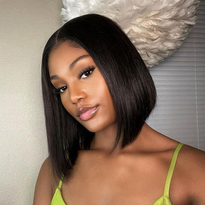 BlackBeautyHair 5×5 BBH lace closure Vietnam raw SDD Chic Blunt Donor hair bone straight natural black