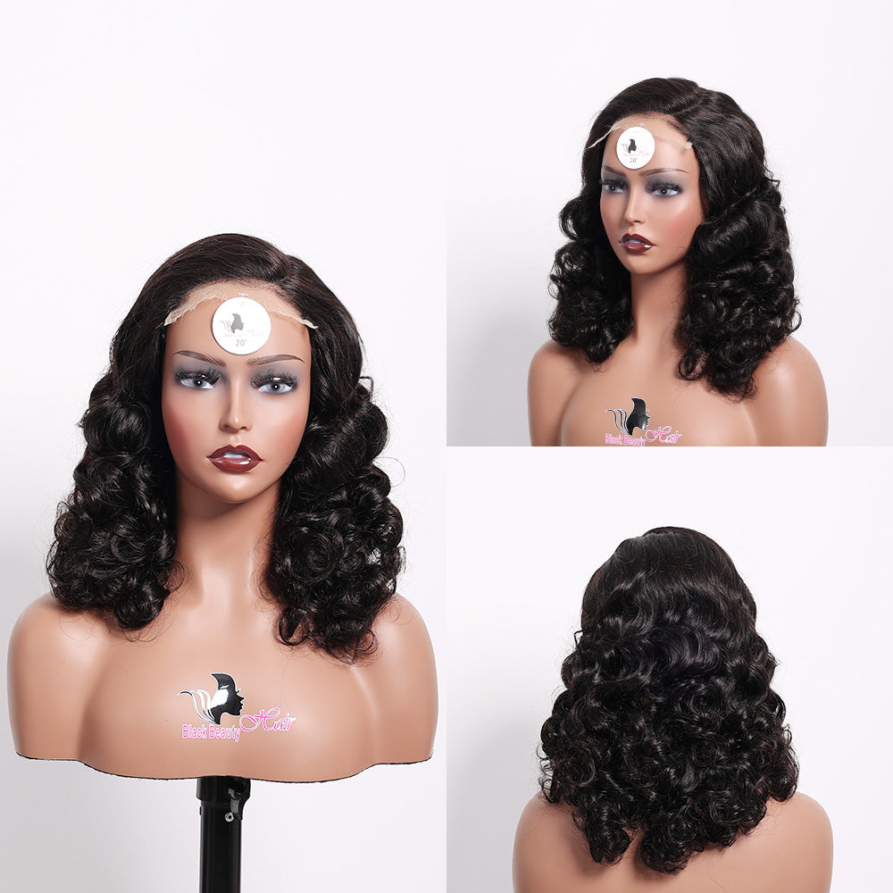 Black Beauty Hair 5×5 HD  Raw Hair SDD 350% Density Funmi Wig Natural Bouncy B