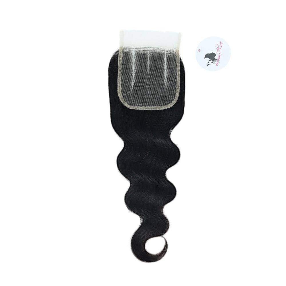 Black Beauty Hair 4X4  Body Wave Closure Vietnam Virgine Raw Hair