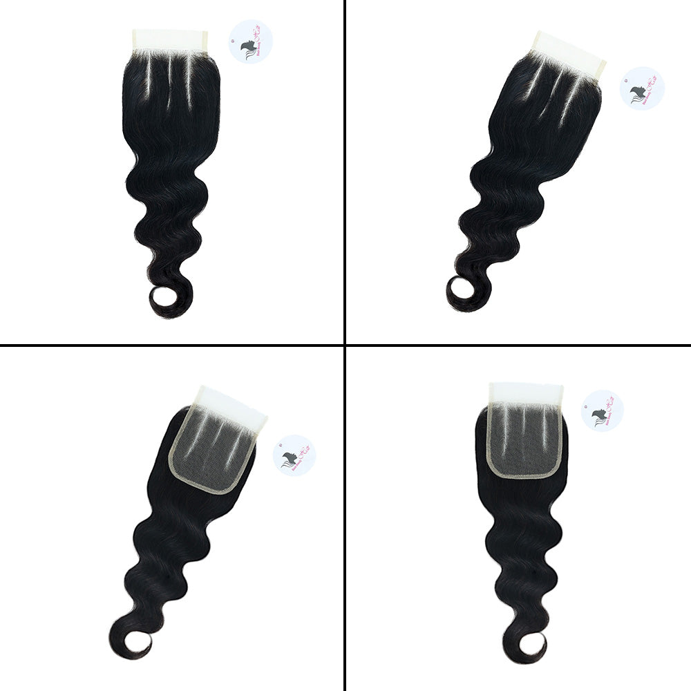Black Beauty Hair 4X4  Body Wave Closure Vietnam Virgine Raw Hair