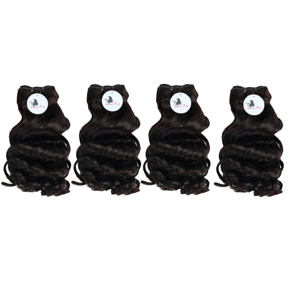 Black Beauty Hair Loose -Curly Remy Hair Human Hair Bundles SDD BUNDELS 4 Bundles