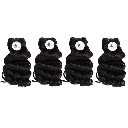 Black Beauty Hair Loose -Curly Remy Hair Human Hair Bundles SDD BUNDELS 4 Bundles