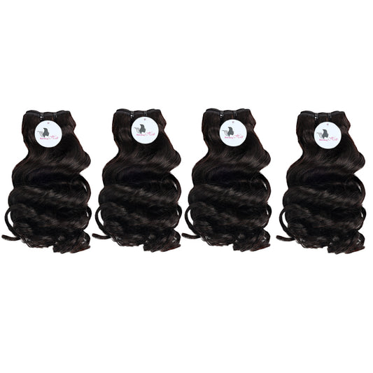 Black Beauty Hair Loose -Curly Remy Hair Human Hair Bundles SDD BUNDELS 4 Bundles