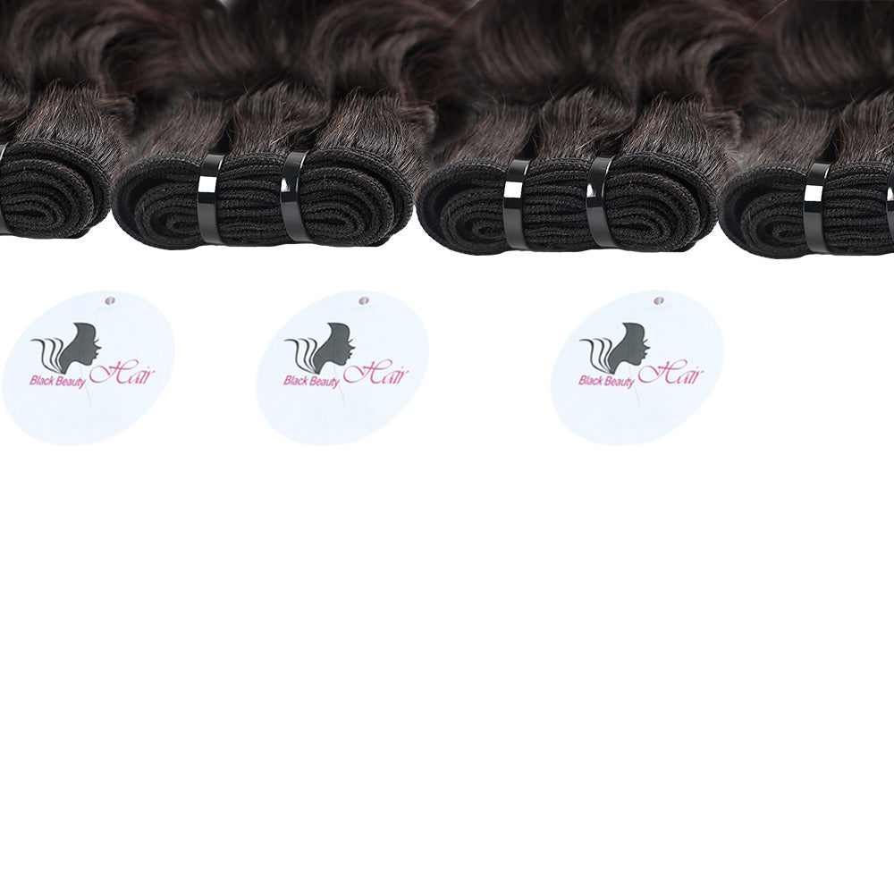 Black Beauty Hair Loose -Curly Remy Hair Human Hair Bundles SDD BUNDELS 4 Bundles