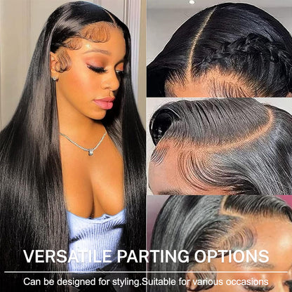BlackBeautyHair 13×4 HD lace frontal Vietnam Raw SDD bone straight natural black