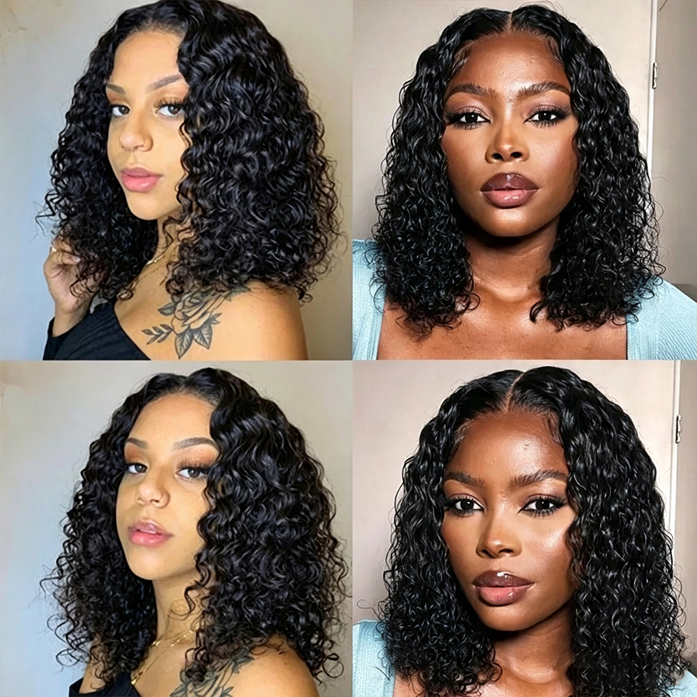 BlackBeautyHair 5×5 BBH lace closure Vietnam raw SDD 450% denisty Elan curl wig natural black