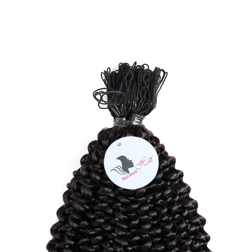 Black Beauty Hair Vietnam raw hair SDD  kinky curl natural color Crochet extension