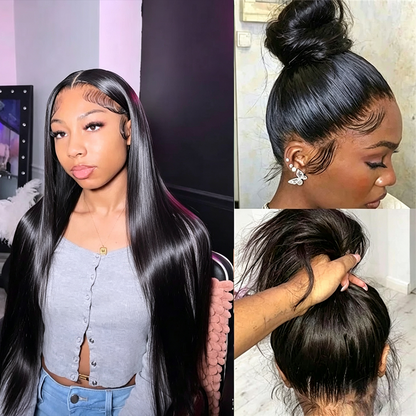 Black Beauty Hair 360 Full Lace Sdd Wig with strap Vietnam raw hair SDD straight natural black