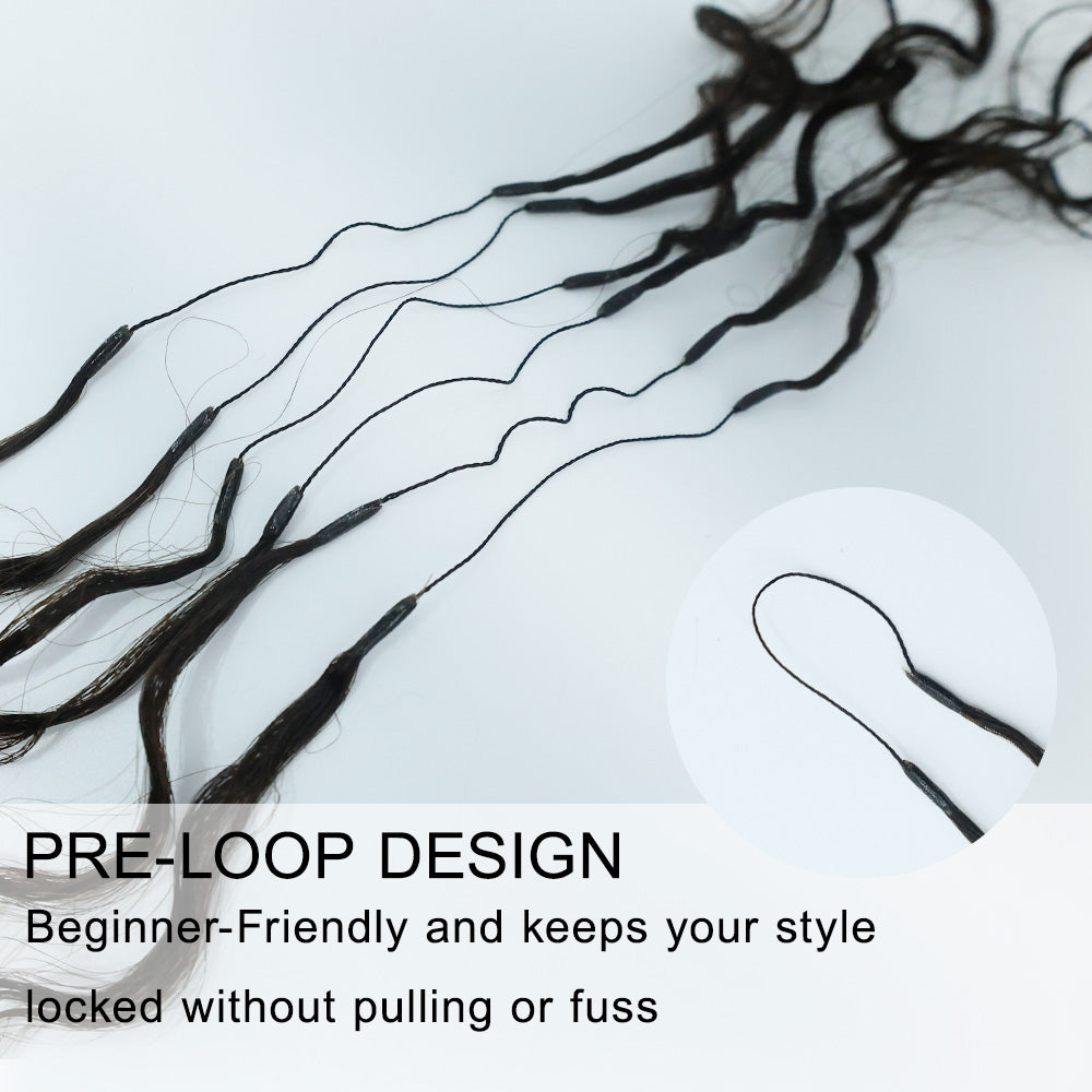 Black Beauty Hair 100% human Vietnam raw hair SDD pixie curl natural color Crochet