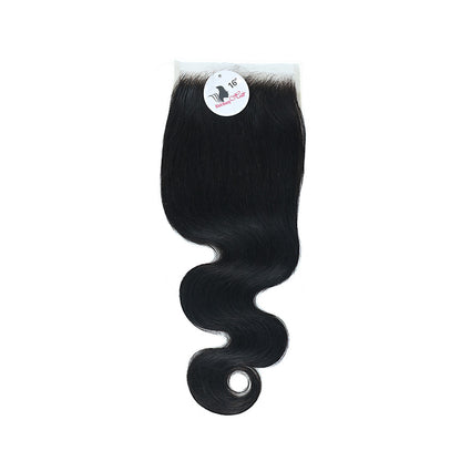 Black Beauty Hair 5X5 HD Body Closure Vietnam Virgine Raw Hair