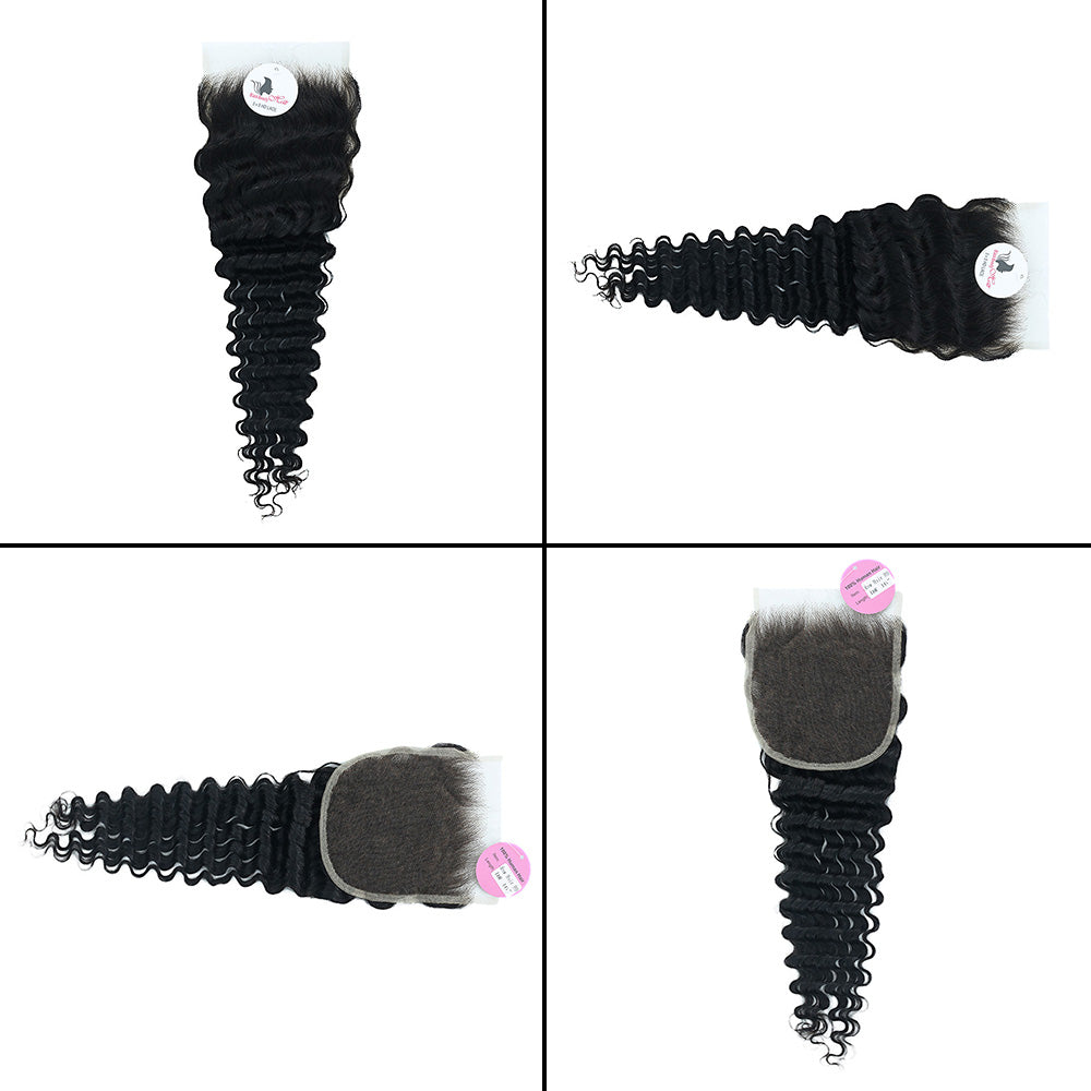 Black Beauty Hair 5X5 HD Deep  Wave Closure Vietnam Virgine Raw Hair