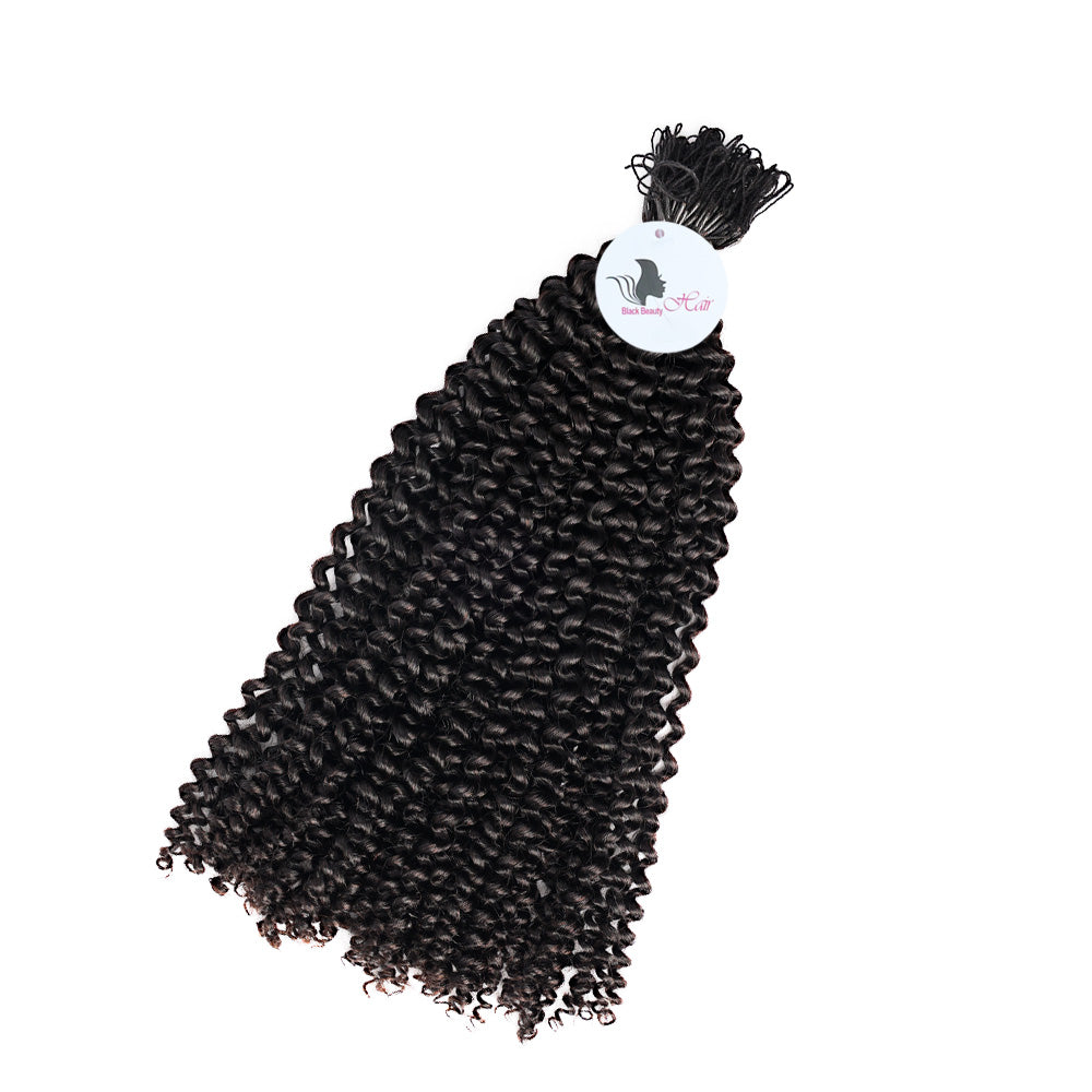 Black Beauty Hair Vietnam raw hair SDD  kinky curl natural color Crochet extension