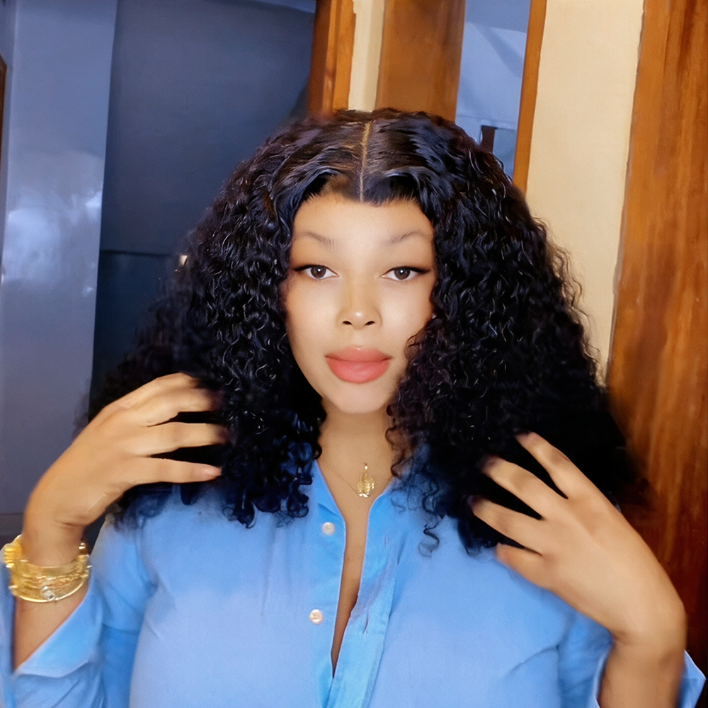 BlackBeautyHair 5x5 HD lace closure Vietnam Raw hair SDD Funmi Romance natural black wig