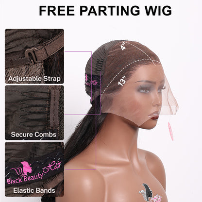 Black Beauty Hair  13X4  Vietnam Virgine     Raw Hair Wig   Baba Curl Wavy wig