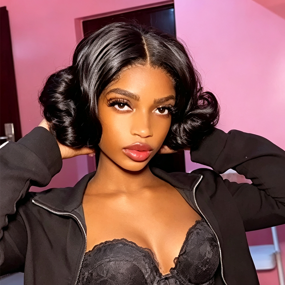 Black Beauty Hair 5×5 transparent lace closure Vietnam raw hair SDD 450% density La reine natural black