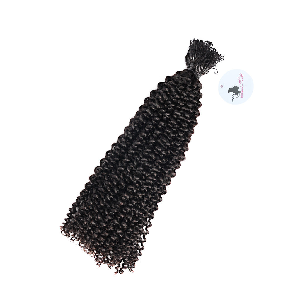 Black Beauty Hair Vietnam raw hair SDD  kinky curl natural color Crochet extension