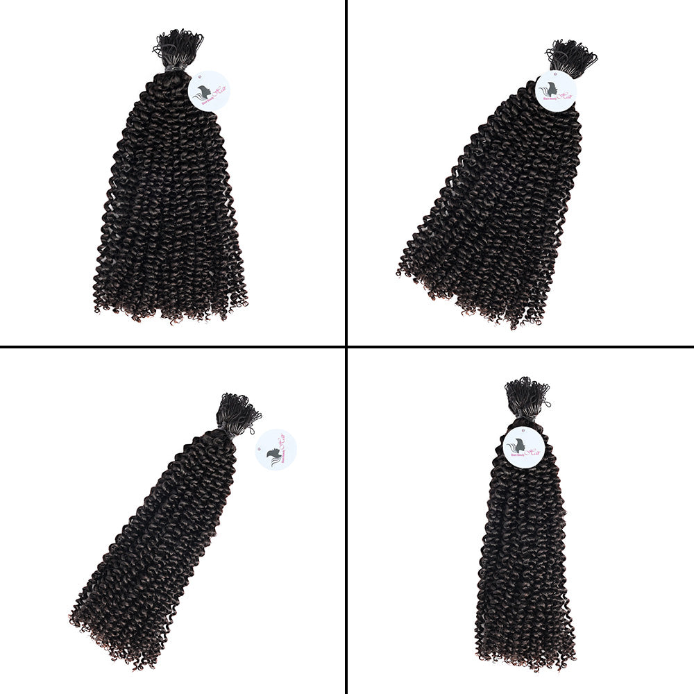 Black Beauty Hair Vietnam raw hair SDD  kinky curl natural color Crochet extension