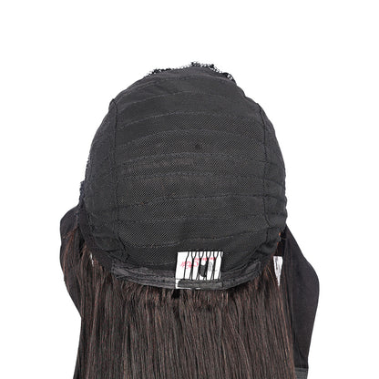 Black Beauty Hair Headband Wig Human Hair Bone Straight Human Hair Wigs Full Machine  Vietnamese real hair  Human Hair Wigs For Black Women Easy to Go 350%