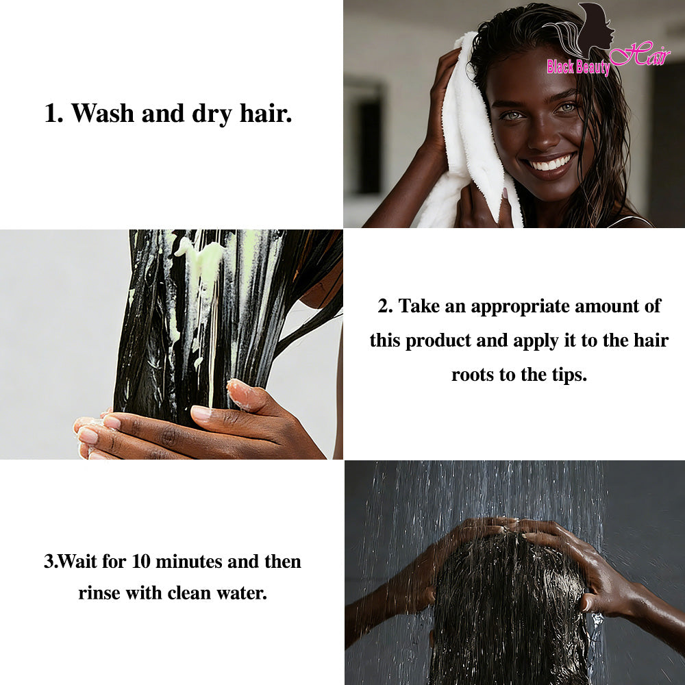 Black Beauty Hair Argan Oil Hydrating Repair Hair Mask 3-in-1