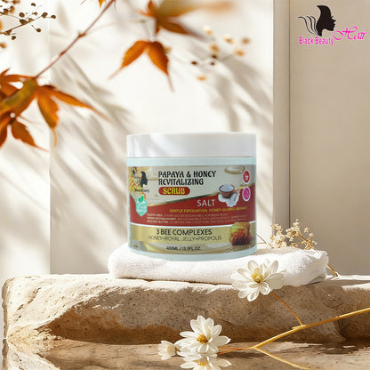 Black Beauty Hair Papaya & Honey Revitalizing Scrub