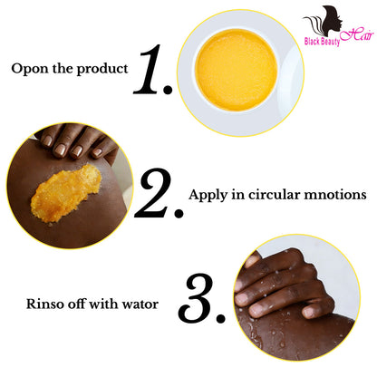 Black Beauty Hair Papaya & Honey Revitalizing Scrub