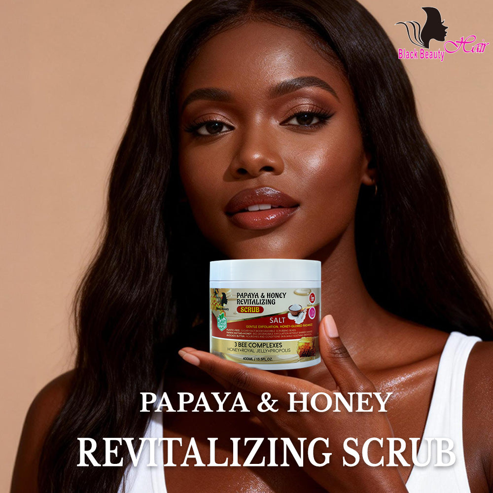 Black Beauty Hair Papaya & Honey Revitalizing Scrub